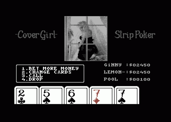 Cover Girl Strip Poker