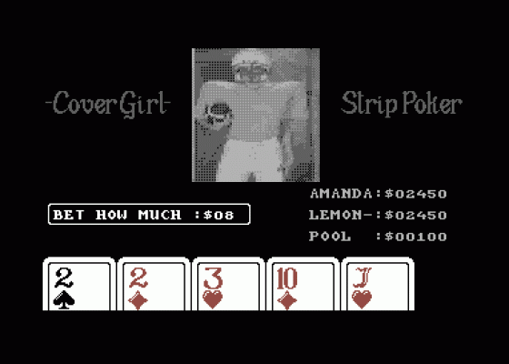 Cover Girl Strip Poker