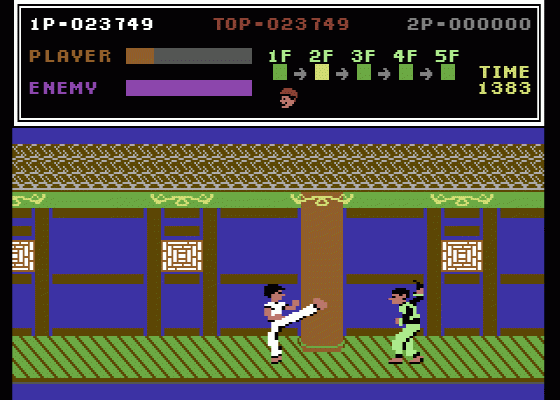 Kung Fu Master Screenshot 6 (Commodore 64/128)