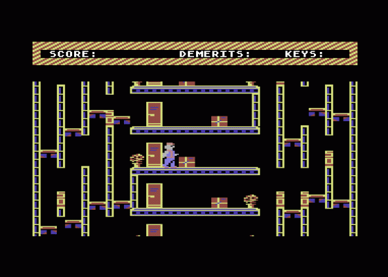 Cohen's Towers Screenshot 1 (Commodore 64)