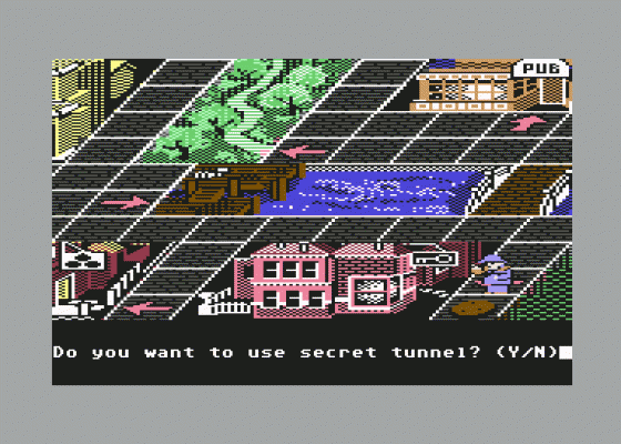 221B Baker Street Screenshot 8 (Commodore 64/128)