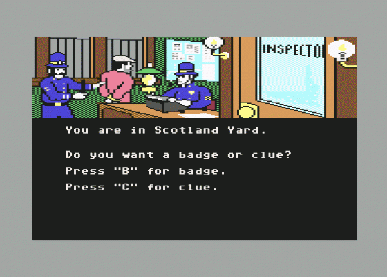 221B Baker Street Screenshot 9 (Commodore 64)