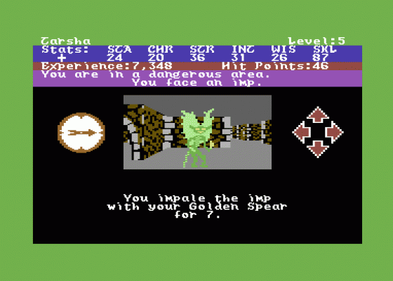 Alternate Reality: The Dungeon Screenshot 8 (Commodore 64)