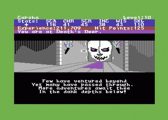 Alternate Reality: The Dungeon Screenshot 17 (Commodore 64)