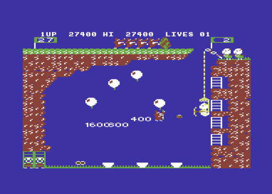 Pooyan Screenshot 5 (Commodore 64)