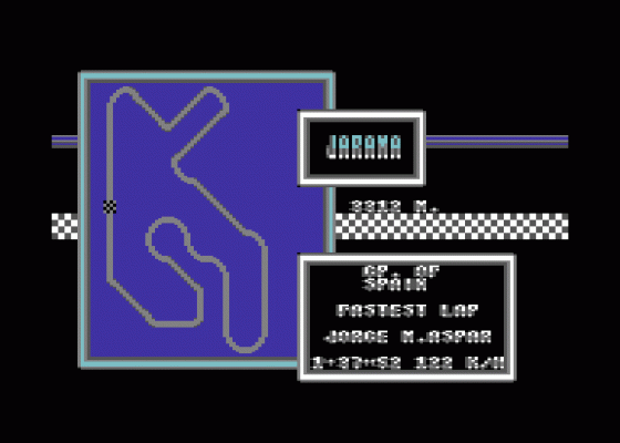 Grand Prix Master Screenshot 11 (Commodore 64)