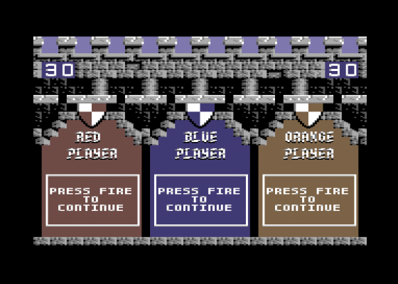 Rampart Screenshot 10 (Commodore 64/128)