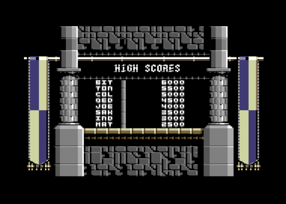 Rampart Screenshot 11 (Commodore 64/128)