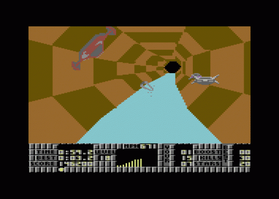 S.T.U.N. Runner Screenshot 11 (Commodore 64/128)