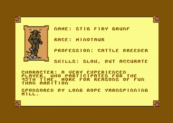 Grand Monster Slam Screenshot 13 (Commodore 64/128)