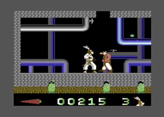 Ninja Rabbits Screenshot 5 (Commodore 64/128)