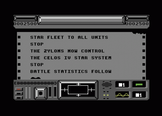 Star Raiders II Screenshot 6 (Commodore 64/128)