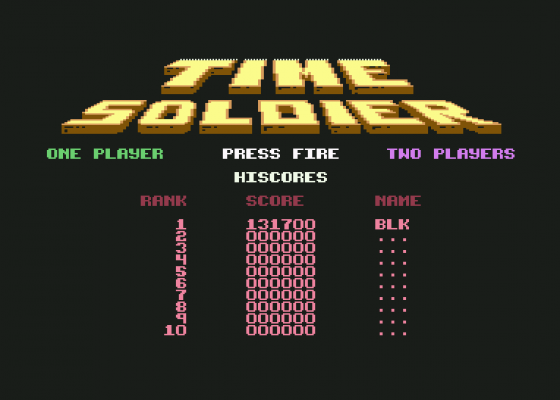 Time Soldier Screenshot 29 (Commodore 64/128)