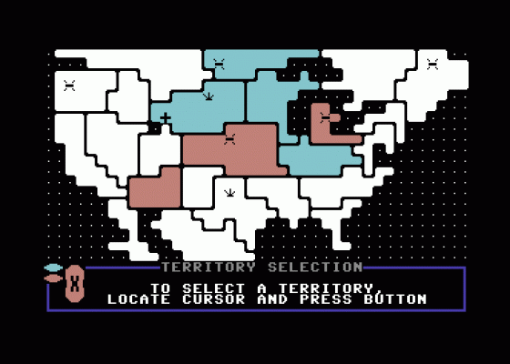 Lords Of Conquest Screenshot 1 (Commodore 64)