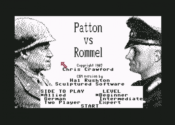 Patton Vs. Rommel Screenshot 10 (Commodore 64/128)