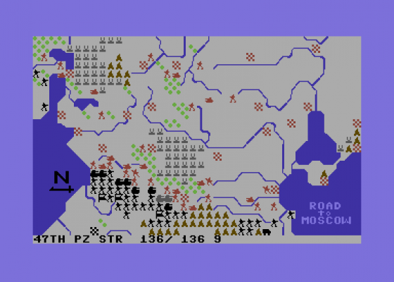 Road To Moscow Screenshot 5 (Commodore 64/128)