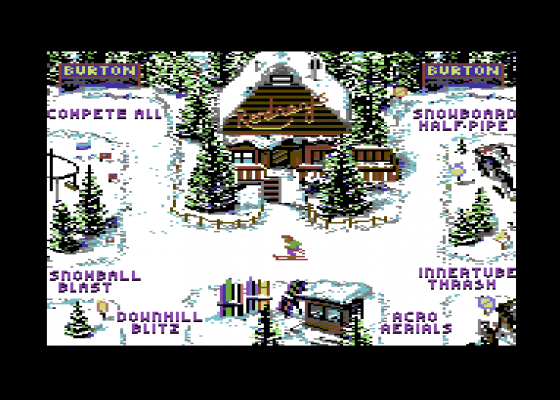 Ski Or Die Screenshot 11 (Commodore 64)