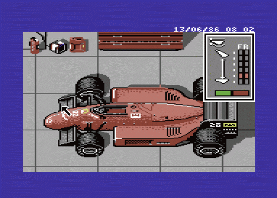 Ferrari Formula One Screenshot 5 (Commodore 64/128)