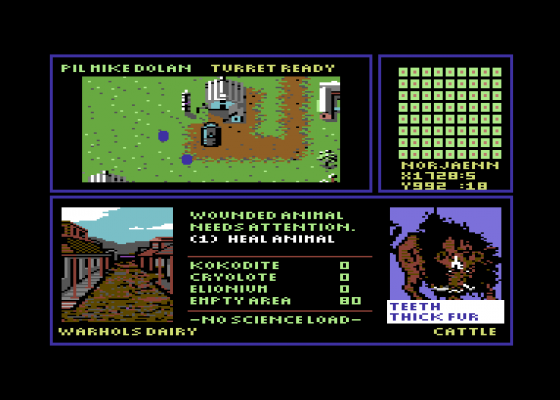 Sentinel Worlds 1 Future Magic Screenshot 5 (Commodore 64)