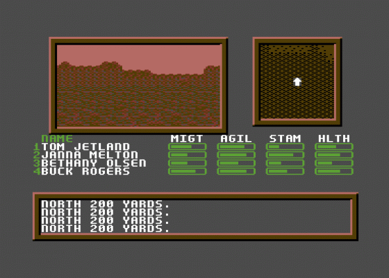 The Mars Saga Screenshot 23 (Commodore 64/128)