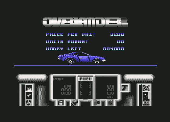 Overlander Screenshot 5 (Commodore 64/128)