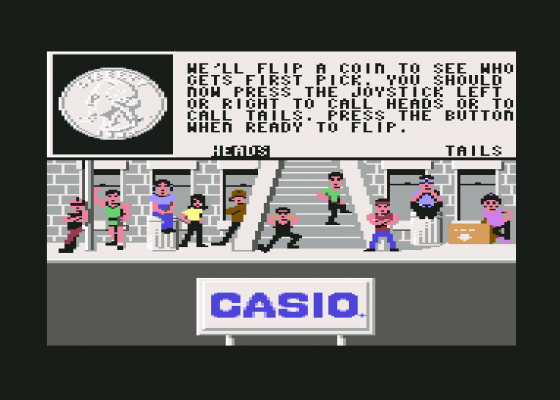 Street Sports Basketball Screenshot 12 (Commodore 64)