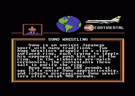 World Games Screenshot 16 (Commodore 64/128)