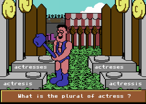 Fun School Special: Spelling Fair Screenshot 6 (Commodore 64/128)