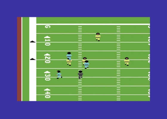 On Field Football Screenshot 6 (Commodore 64/128)