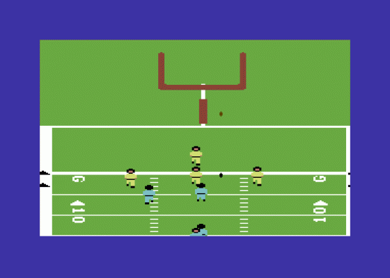 On Field Football Screenshot 8 (Commodore 64/128)