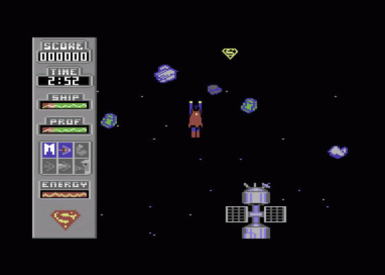 Superman: The Man Of Steel Screenshot 5 (Commodore 64/128)