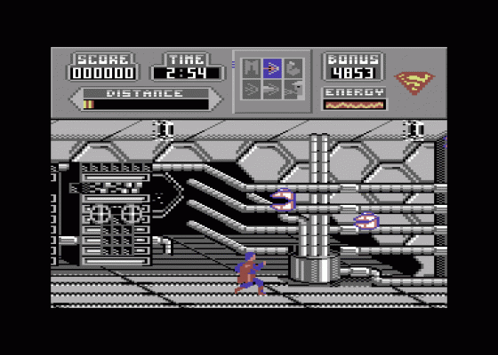 Superman: The Man Of Steel Screenshot 6 (Commodore 64/128)