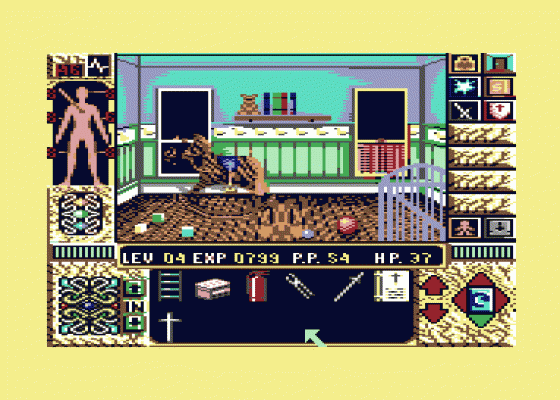 Elvira II: The Jaws Of Cerberus Screenshot 12 (Commodore 64/128)