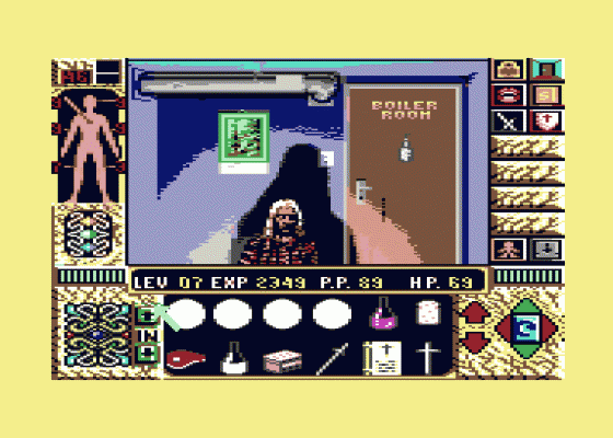 Elvira II: The Jaws Of Cerberus Screenshot 25 (Commodore 64/128)