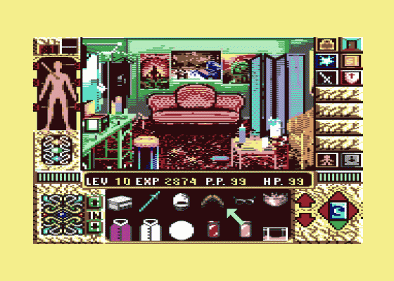 Elvira II: The Jaws Of Cerberus Screenshot 30 (Commodore 64/128)