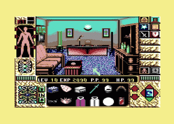 Elvira II: The Jaws Of Cerberus Screenshot 31 (Commodore 64/128)