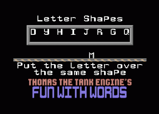 Thomas The Tank Engine's Fun With Words Screenshot 5 (Commodore 64)