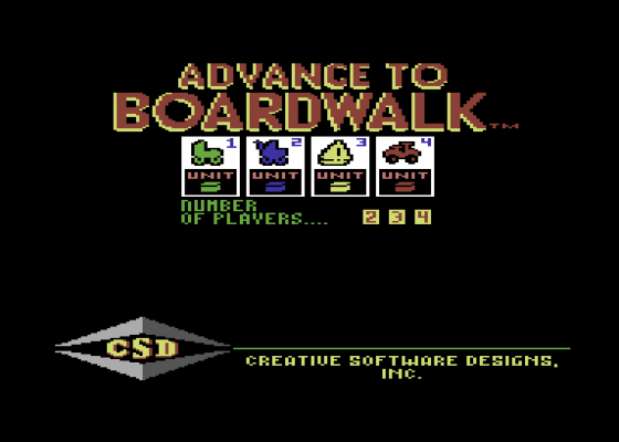 Advance To Boardwalk Screenshot 8 (Commodore 64/128)