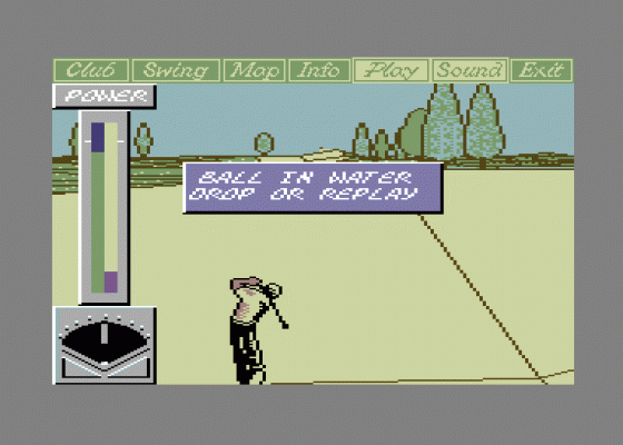 Greg Norman's Ultimate Golf Screenshot 8 (Commodore 64)