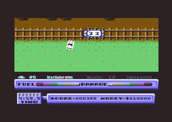 5th Gear Screenshot 5 (Commodore 64/128)