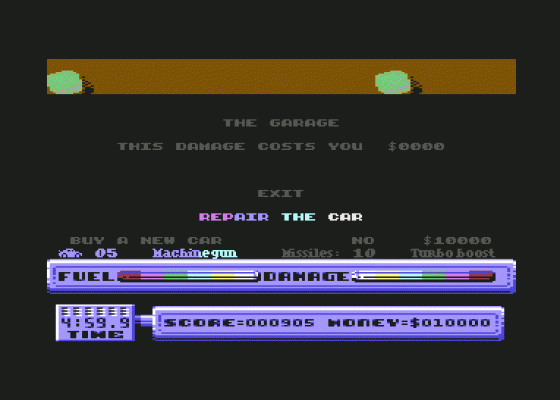 5th Gear Screenshot 6 (Commodore 64)