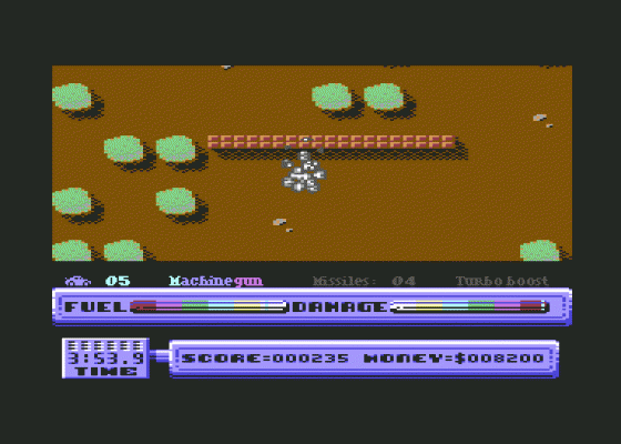 5th Gear Screenshot 11 (Commodore 64/128)