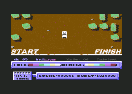 5th Gear Screenshot 16 (Commodore 64/128)