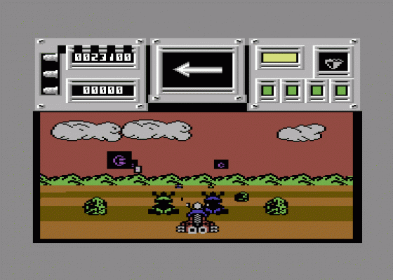 Future Bike Simulator Screenshot 5 (Commodore 64)