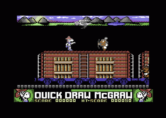 Quick Draw Mcgraw Screenshot 1 (Commodore 64)