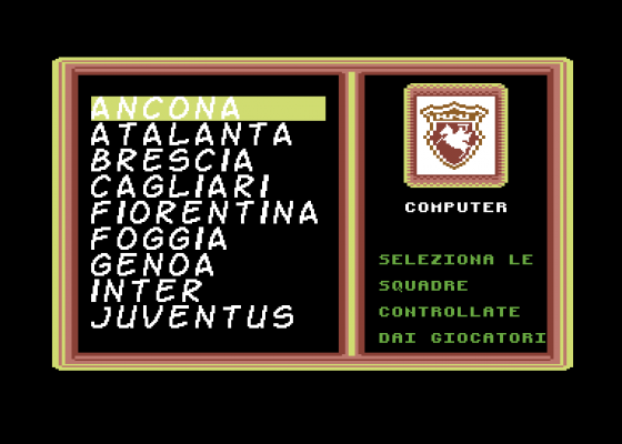 European Champions Screenshot 10 (Commodore 64)