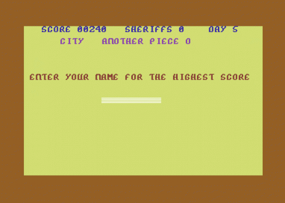 Bandana City Screenshot 19 (Commodore 64)