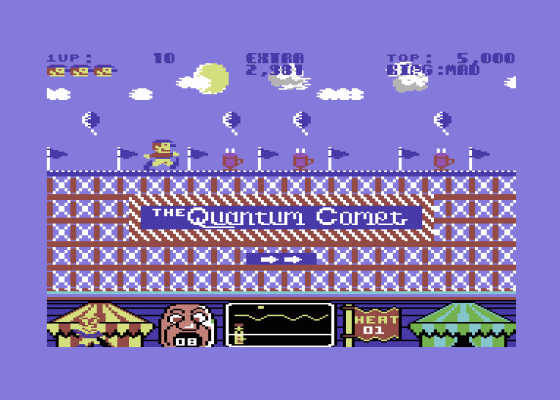 Wild Ride Screenshot 1 (Commodore 64)