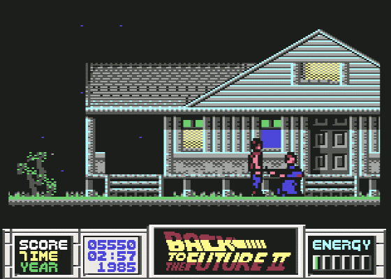 Back To The Future Part II Screenshot 21 (Commodore 64)