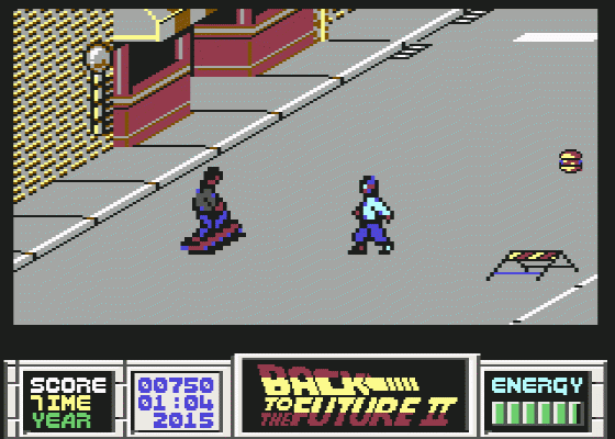 Back To The Future Part II Screenshot 26 (Commodore 64)